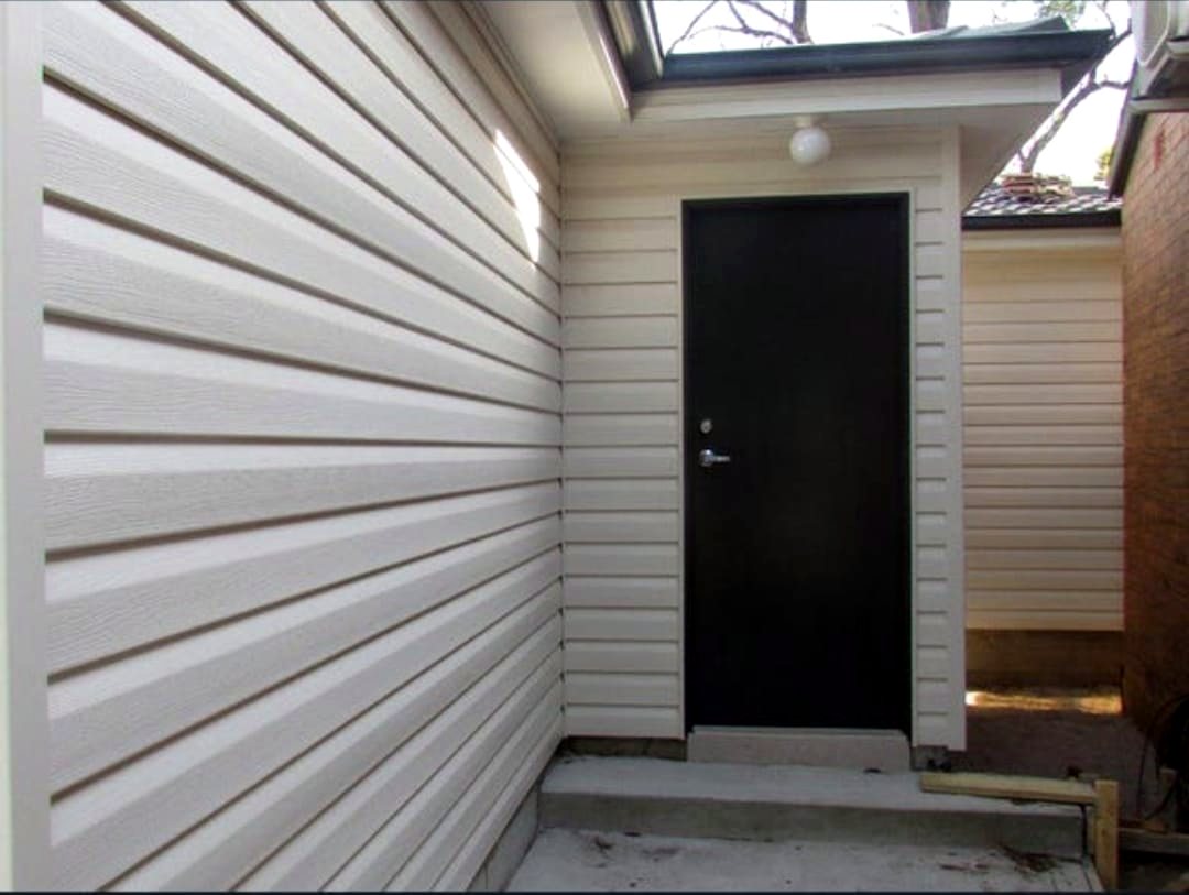 Front door of the Doonside granny flat